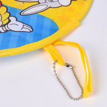 尼龍口袋折疊飛盤扇(手腕繩款)-直徑25cm-附收納袋.珠鍊條_2